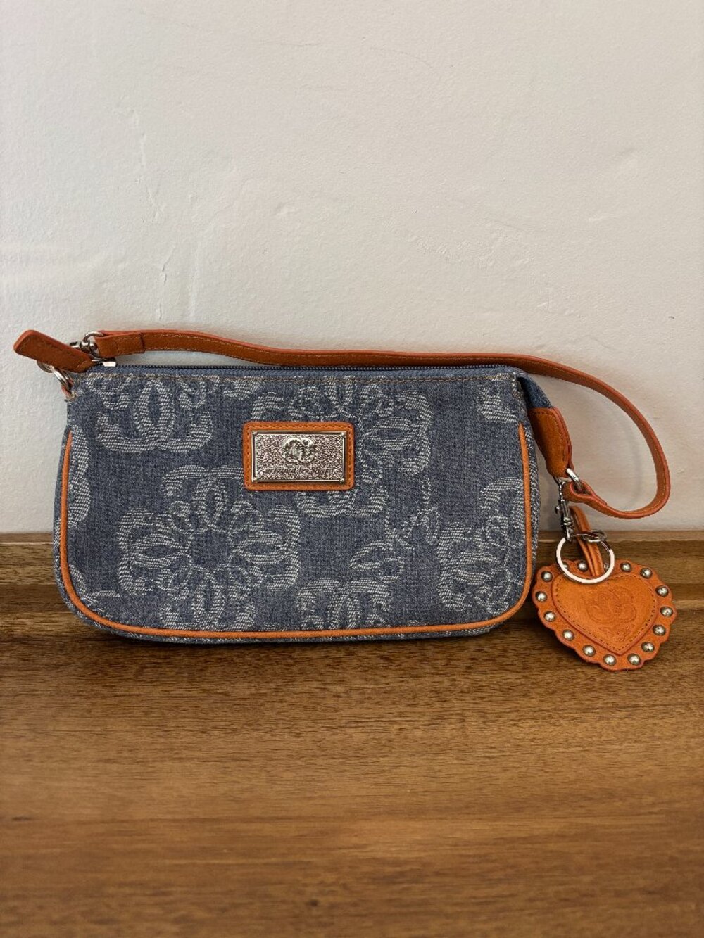 Sharif Signature Denim Mini Shoulder Bag